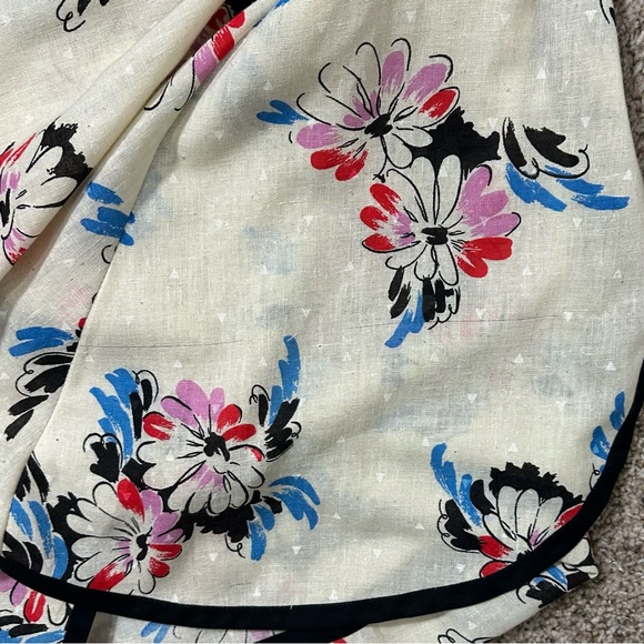 Vintage 1970’s faux wrap floral skirt - Picture 8 of 11